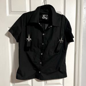 Killstar black blouse.